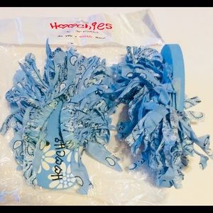 Bandana Blue Flip Flops Hoochies Size Small 5/6